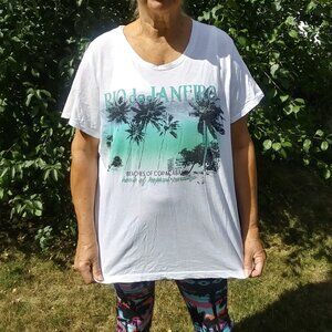 Rio De Janero  2X  Tropical T-Shirt